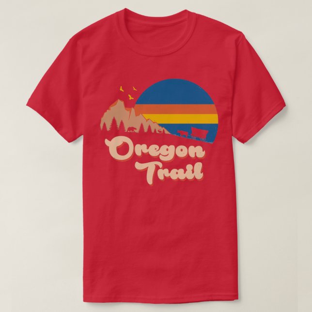 Camiseta Trilha do Oregon Retro (Frente do Design)