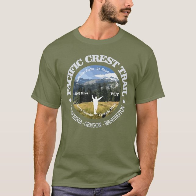 Camiseta Trilha do Pacífico Crest (Frente)
