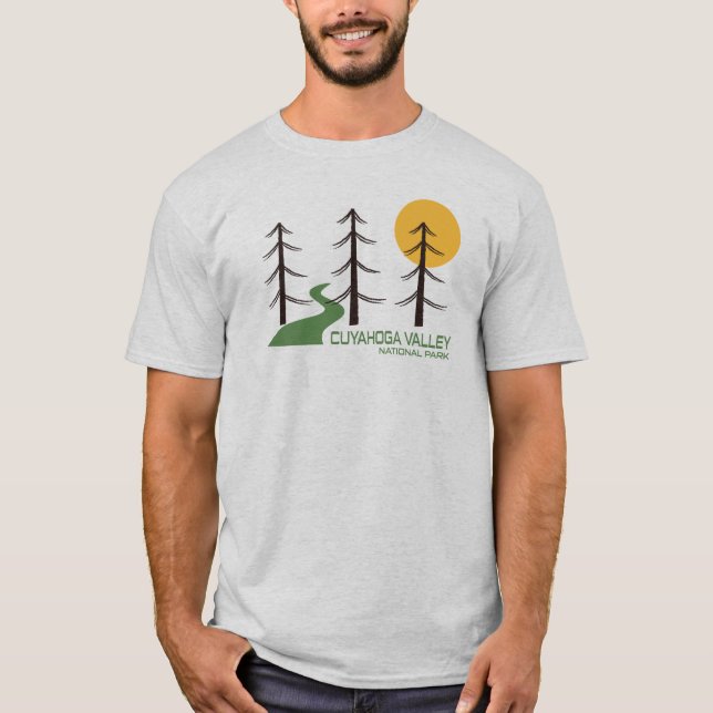 Camiseta Trilha do Parque Nacional do Vale de Cuyahoga (Frente)