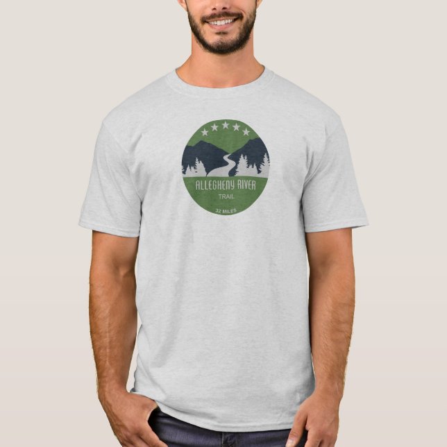 Camiseta Trilha do rio Alegheny (Frente)