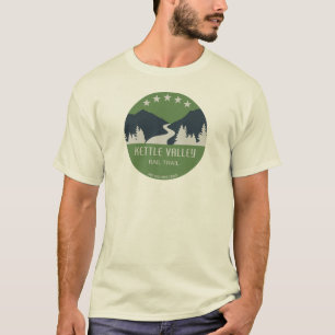 Camiseta Trilha ferroviária Kettle Valley na Colômbia Britâ