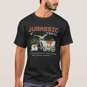 Camiseta Trilha Jurássica Que Você Morreu De Disentório 