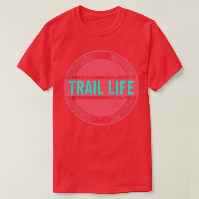 Camiseta Trilha Life Coral (Frente do Design)