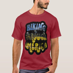 Camiseta Trilha Montanhosa Através da América