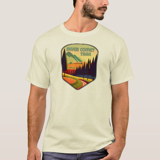 Camiseta Trilha Silver Comet Cores da Geórgia (Frente)