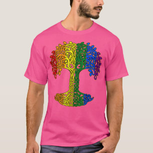 Camiseta Trilha Vida do Arco-Íris LGBT-Q Sinalizador de Org