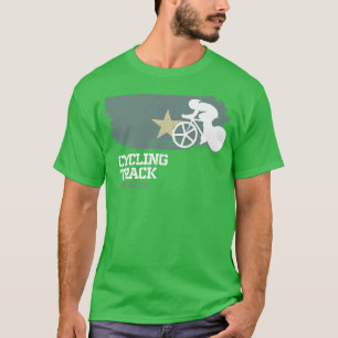 Camiseta Trilhando o Ciclo de Velocidade da Corrida de Bike