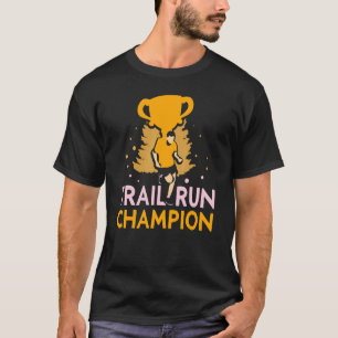 Camiseta Trilhos de Campeão de Execução de Trilha Executand