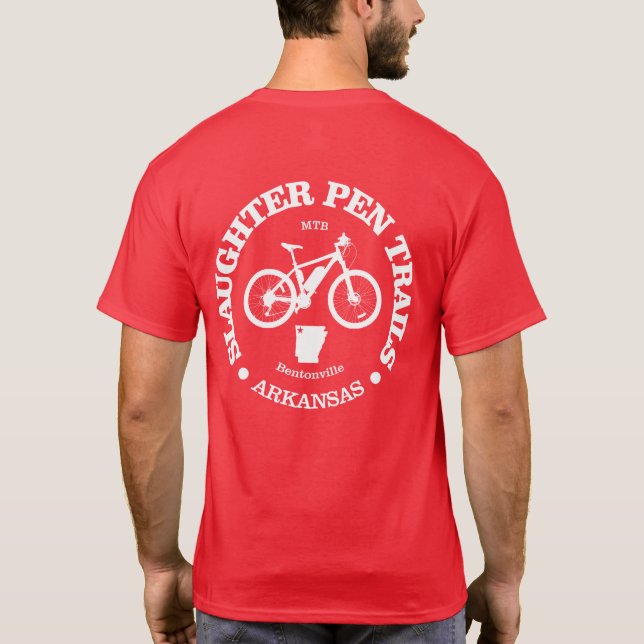 Camiseta Trilhos de Caneta para abate (ciclismo) (Verso)