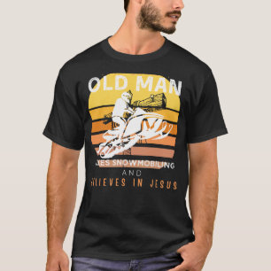 Camiseta Trilhos Divinos: Velhos rabugentos Jesus caminha s