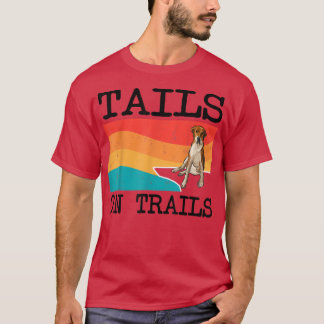 Camiseta Trilhos Em Trilhos Ingleses Cão Engraçado Caminho