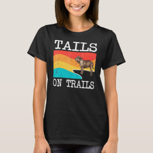 Camiseta Trilhos Em Trilhos Neapolíticos Mastiff Cão Caminh