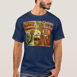 Camiseta Trimestre francês de Nova Orleans e mais