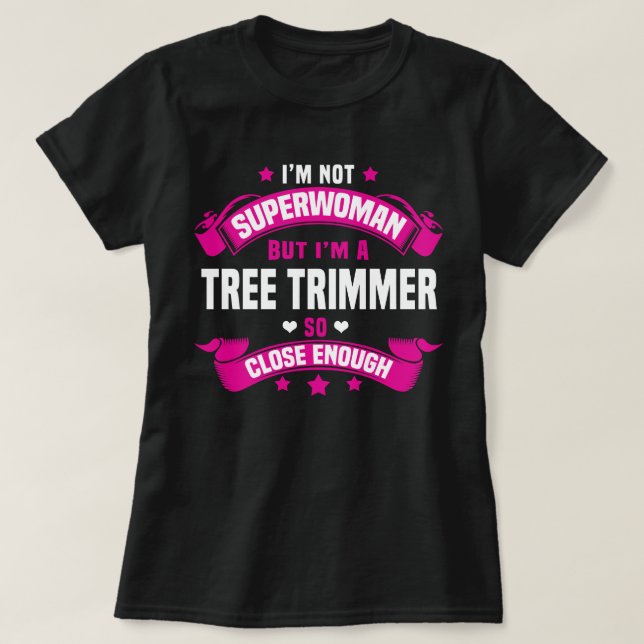 Camiseta Trimmer de Árvore (Frente do Design)