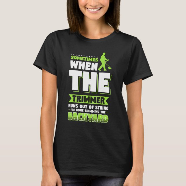 Camiseta Trimmer de Paisagem de Leito Remor (Frente)