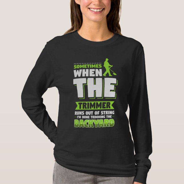 Camiseta Trimmer de Paisagem de Leito Remor (Frente)