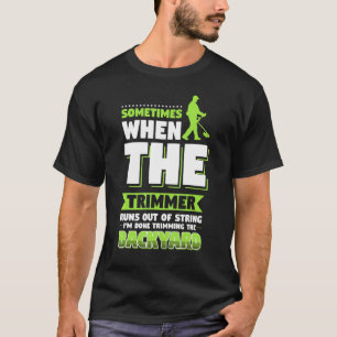 Camiseta Trimmer de Paisagem de Leito Remor