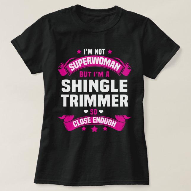 Camiseta Trimmer de Sombreamento (Frente do Design)