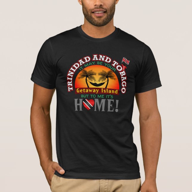 Camiseta Trindade e Tobago / Ilha de Férias (Frente)