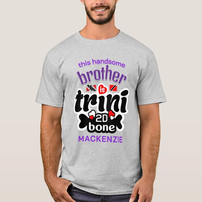 Camiseta Trini até os ossos Irmão (Frente)