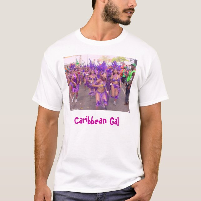Camiseta trinicarn58, galão das caraíbas (Frente)
