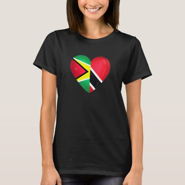 Camiseta Trinidad and Tobago Flag Trini Guyana Guyanese Fla (Frente)