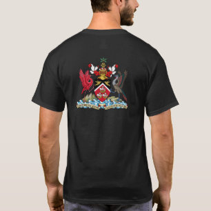 Camiseta Trinidad & bandeira e brasão de Tobago