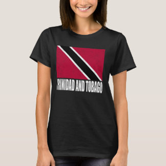 Camiseta Trinidad e Tobago Flag Grunge Vintage Souvenir