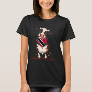Camiseta Trinidad e Tobago Vaca Orgulho Trinidense Bandeira