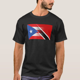 Camiseta Trinidad Porto Rico Bandeira Trinidadiana Porto Ri