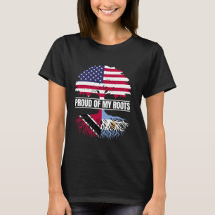 Camiseta Trinidadiana argentina mistura orgulhosa gira Trin