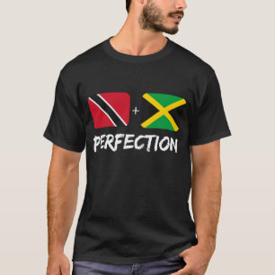 Camiseta Trinidadiano Mais Patrimônio Misturado de Perfeiçã