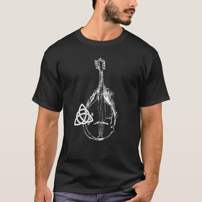 Camiseta Trinity Knot Vintage Mandolin (Frente)