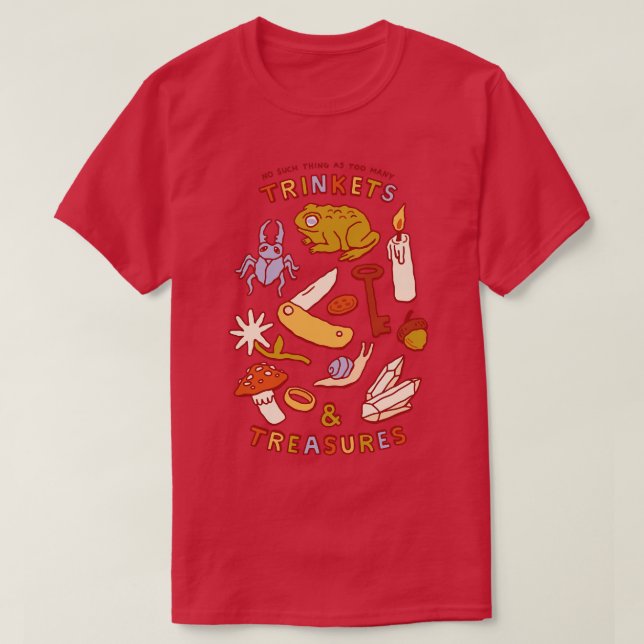 Camiseta Trinkets Treasures (Frente do Design)