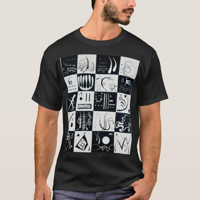 Camiseta Trinta, Abstração Biomórfica - Kandinsky (Frente)