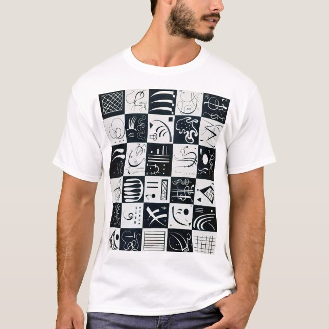 Camiseta Trinta, Abstração Biomórfica - Kandinsky (Frente)