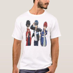 Camiseta Trio da Equipe de Corrida de Anime - Anim