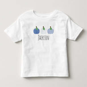 Camiseta Trio de Abóboras Azuis para Meninos