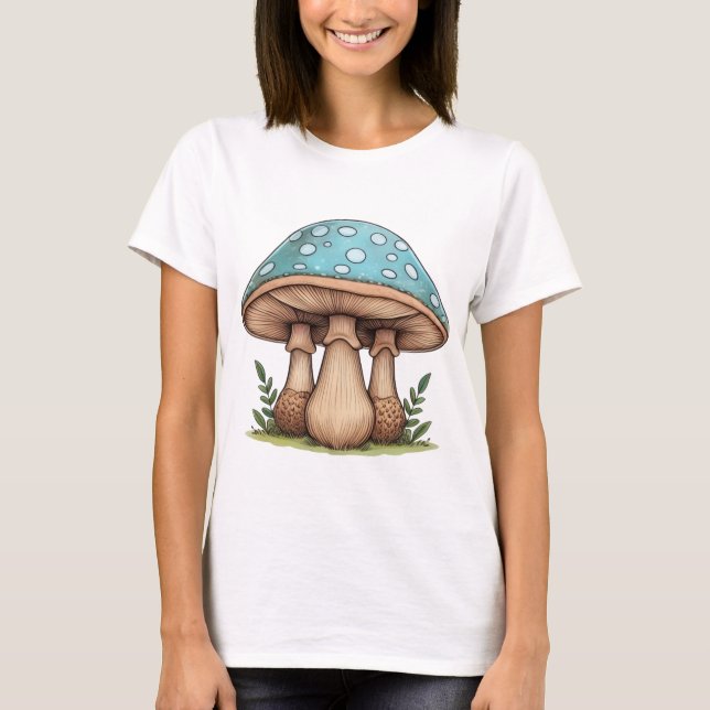 Camiseta Trio de Boné Azul (Frente)