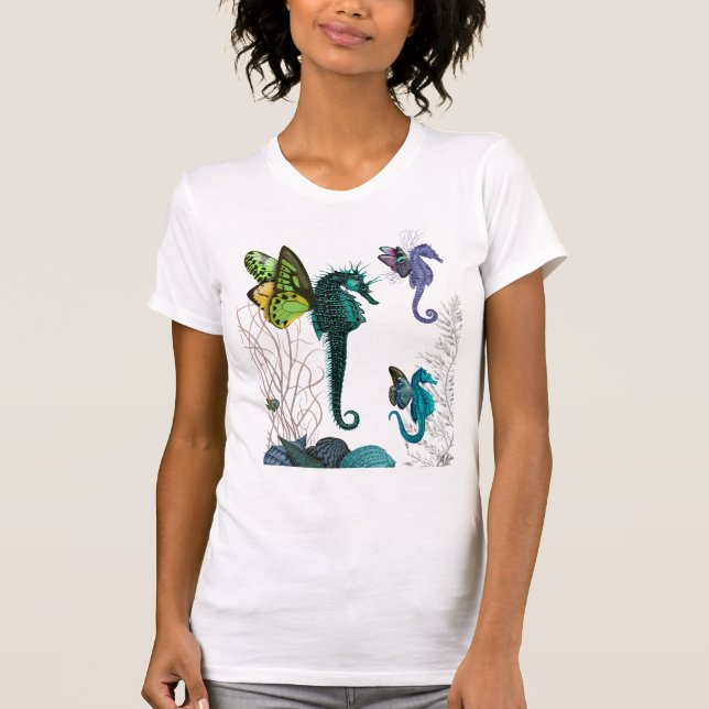 Camiseta Trio De Cavalo Com Asas (Frente)