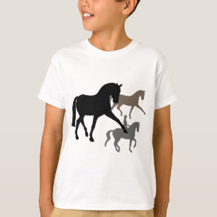 Camiseta Trio de Cavalos de Dressage