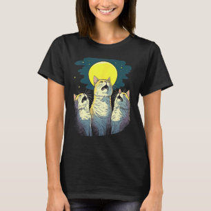 Camiseta Trio de Gatos do Coro ao Luar Cantando Melodias