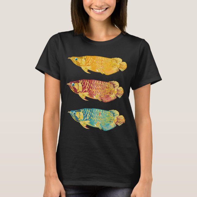 Camiseta Trío de Peixes Arowana (Frente)