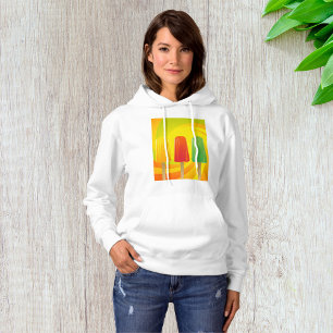 Camiseta Trio de Picolés de Verão Picolés Coloridos