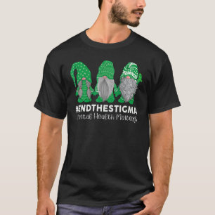 Camiseta Trio Gnomo Encerra A Saúde Mental Do Estigma