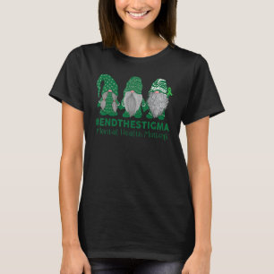 Camiseta Trio Gnomo Encerra A Saúde Mental Do Estigma