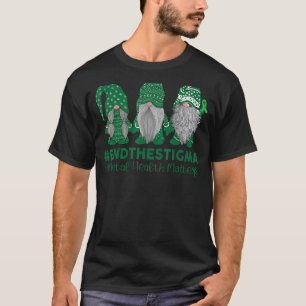 Camiseta Trio Gnomo Encerra A Saúde Mental Do Estigma