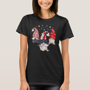 Camiseta Trio Gnomos 4 De Julho Dia Da Independência Da Ban