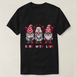 Camiseta Trío Médico Gnome: Cuidado com Amor