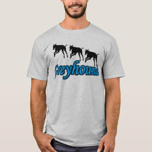 Camiseta Trio Silhouettes em Greyhound